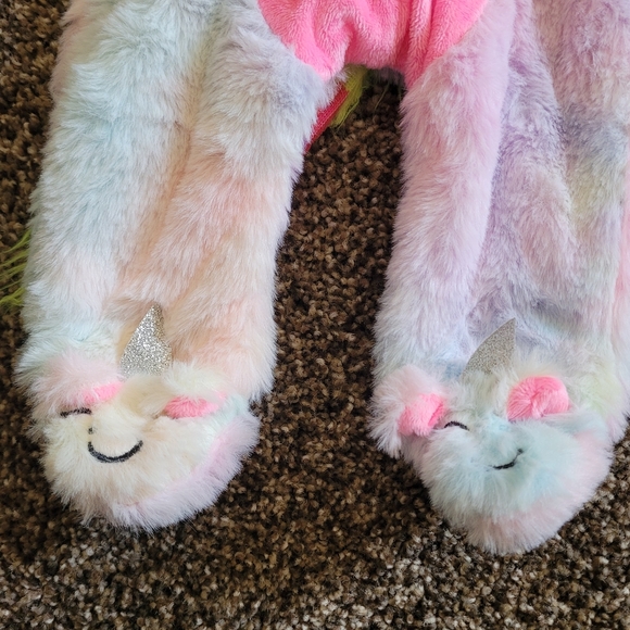 Baby Girl Fleece 🦄  Jumpsuit Outfit Dress Up - Colorful - Newborn - Picture 2 of 8